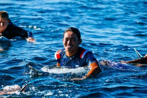 Indonesian Rio Waida is the runner-up at the Championship Tour event at Cloudbreak, Fiji.