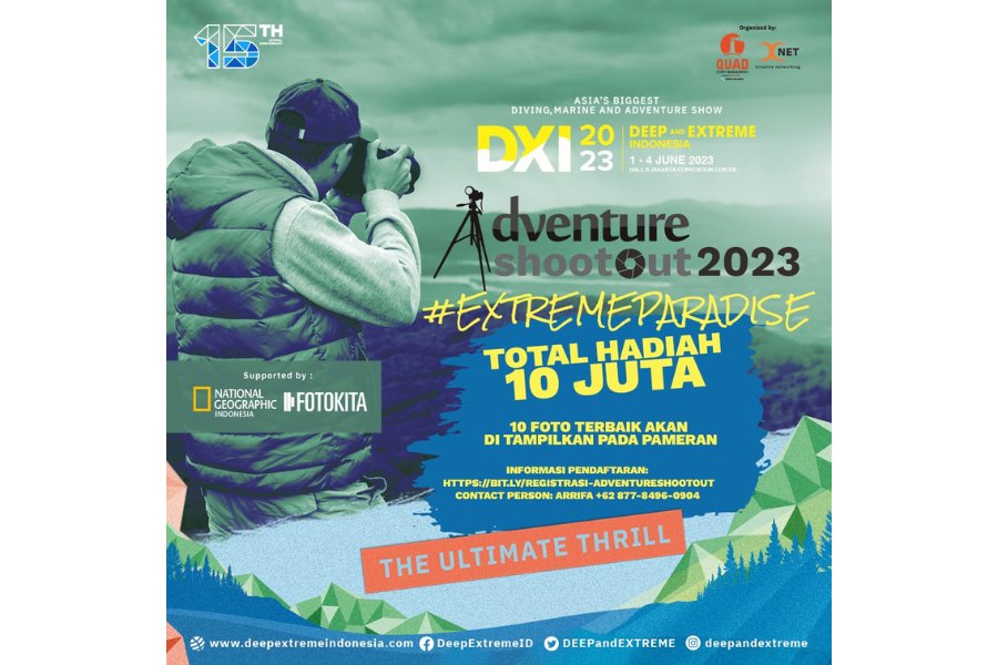 Kompetisi fotografi DXI 2023 Bekerjasama Dengan National Geographic Indonesia